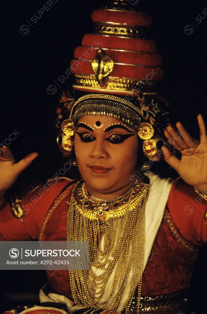 Actress of Hindi Ancient Vedic Theater in India