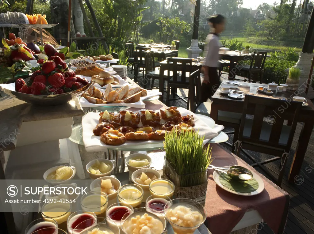 Breakfast buffet at Mandarin Oriental dhara Dhevi hotel, Thailand