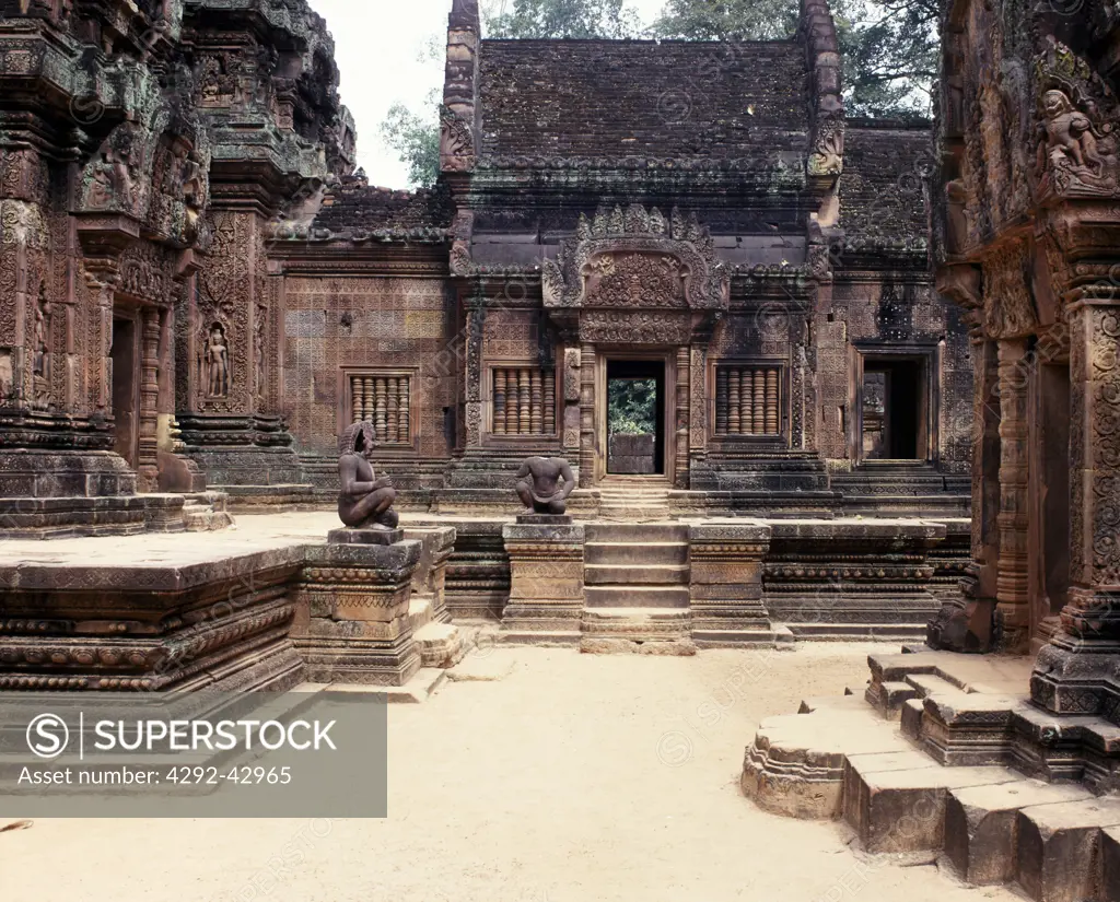 Cambodia, Angkor, Banteay Srei, temple