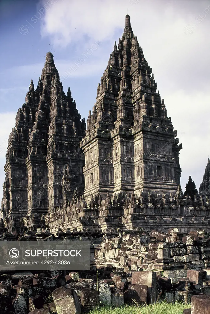 The Prambanan temple. Java, Indonesia