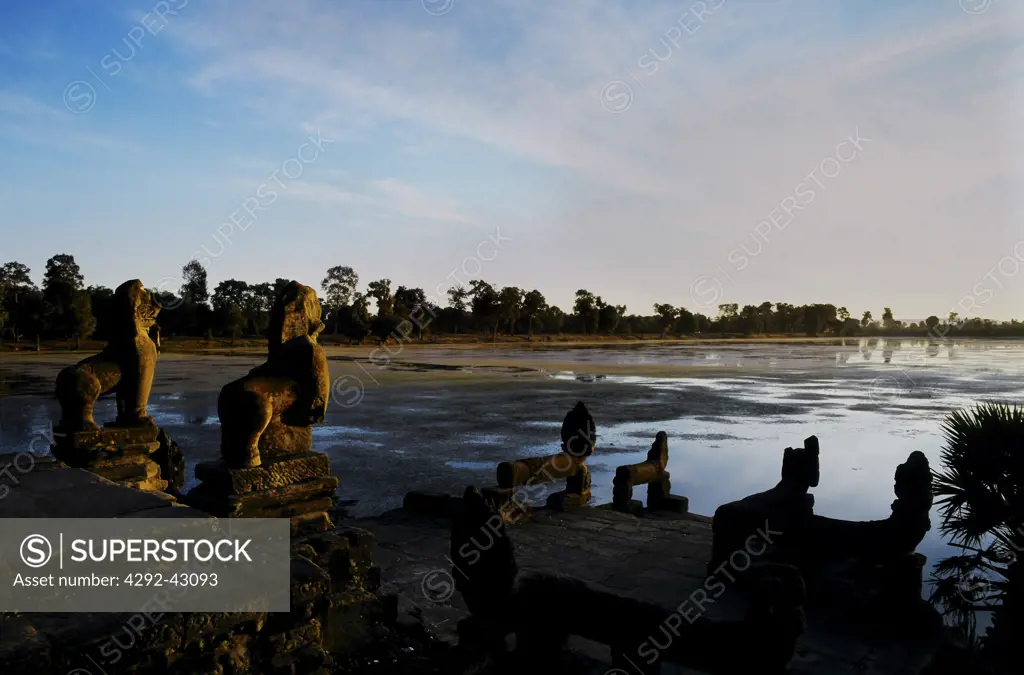Cambodia, Angkor, Srah Srang