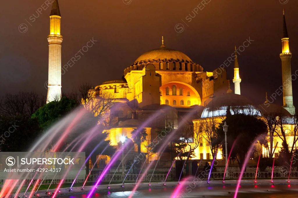 Turkey, Istanbul, Agia Sofia mosque