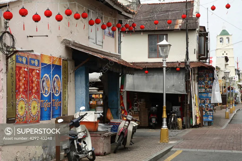 Street in Malacca, Malaysia