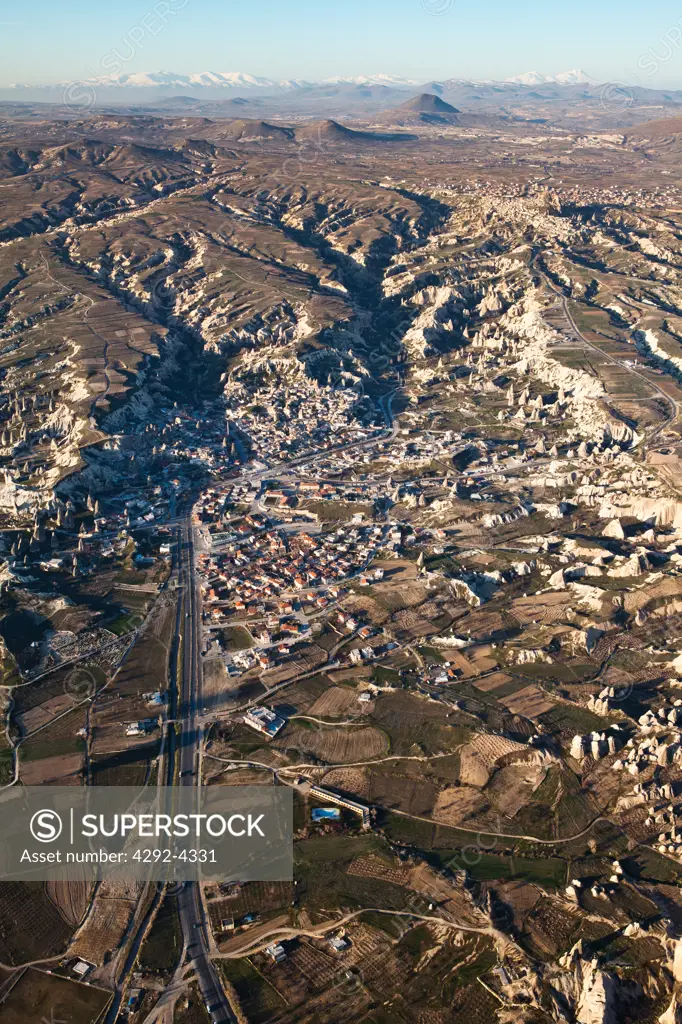 Turkey, Anatolia, Cappadocia, volcanic landscapes and eroded rocks