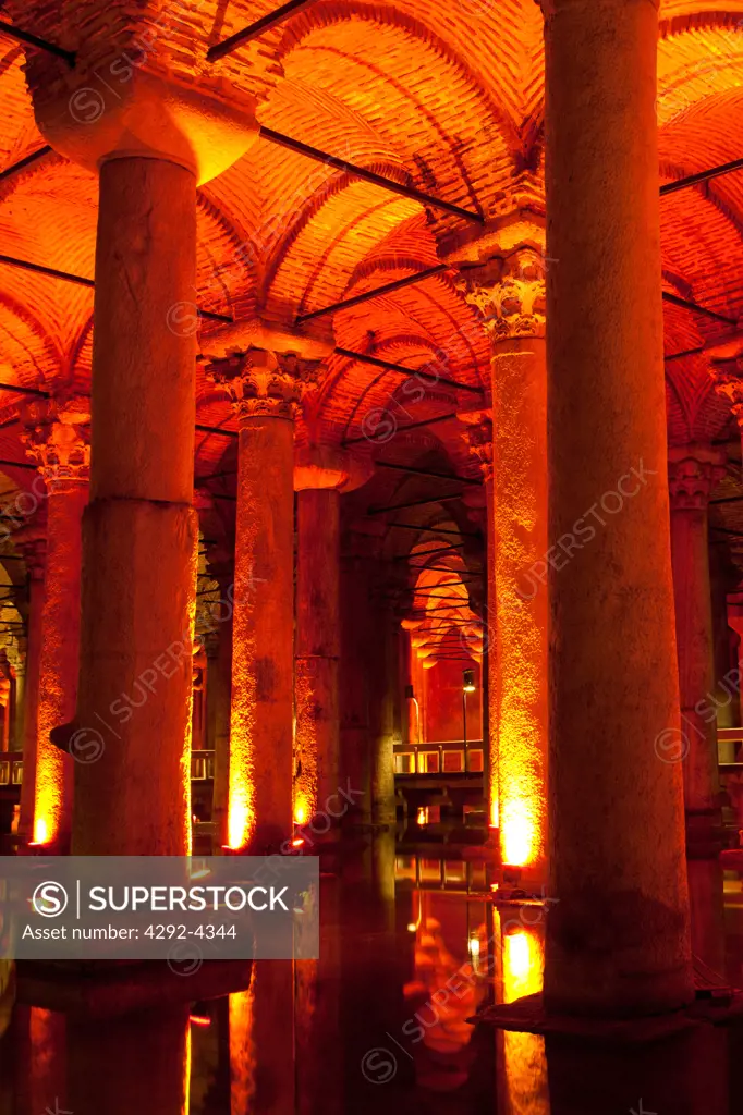 Turkey, Istanbul, The Basilica Cistern
