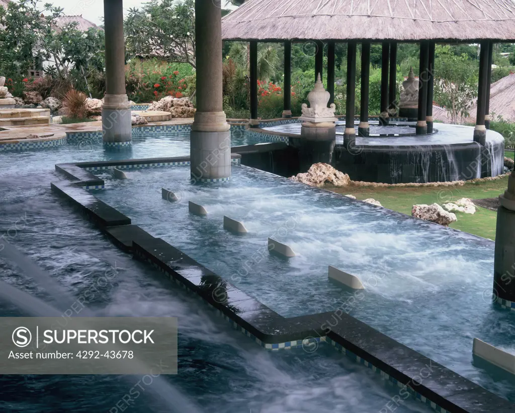 Pool at the Ritz Carlton Resort in Bali, Indonesia