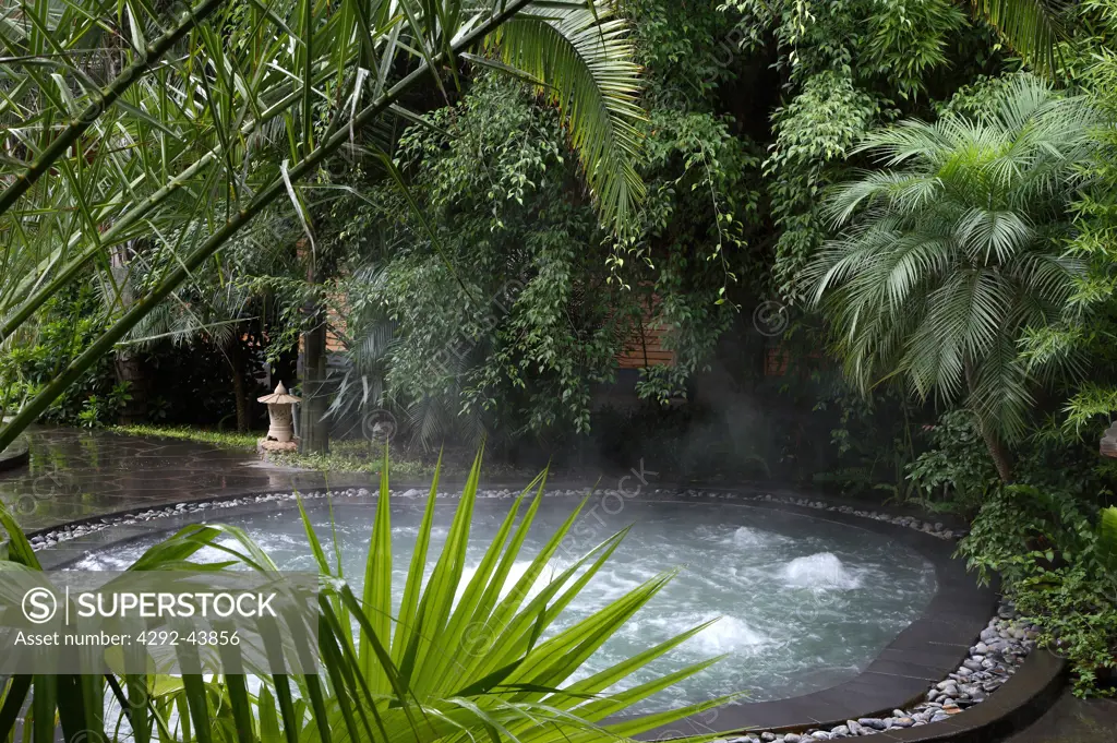 Hot Spring Pool at the Brilliant Resort & Spa in Kunming, Yunnan Province, China