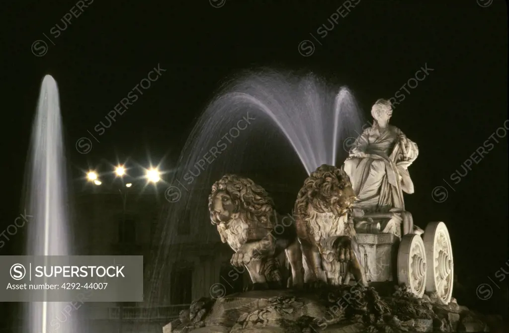 Spain,Madrid, Cibeles fountain