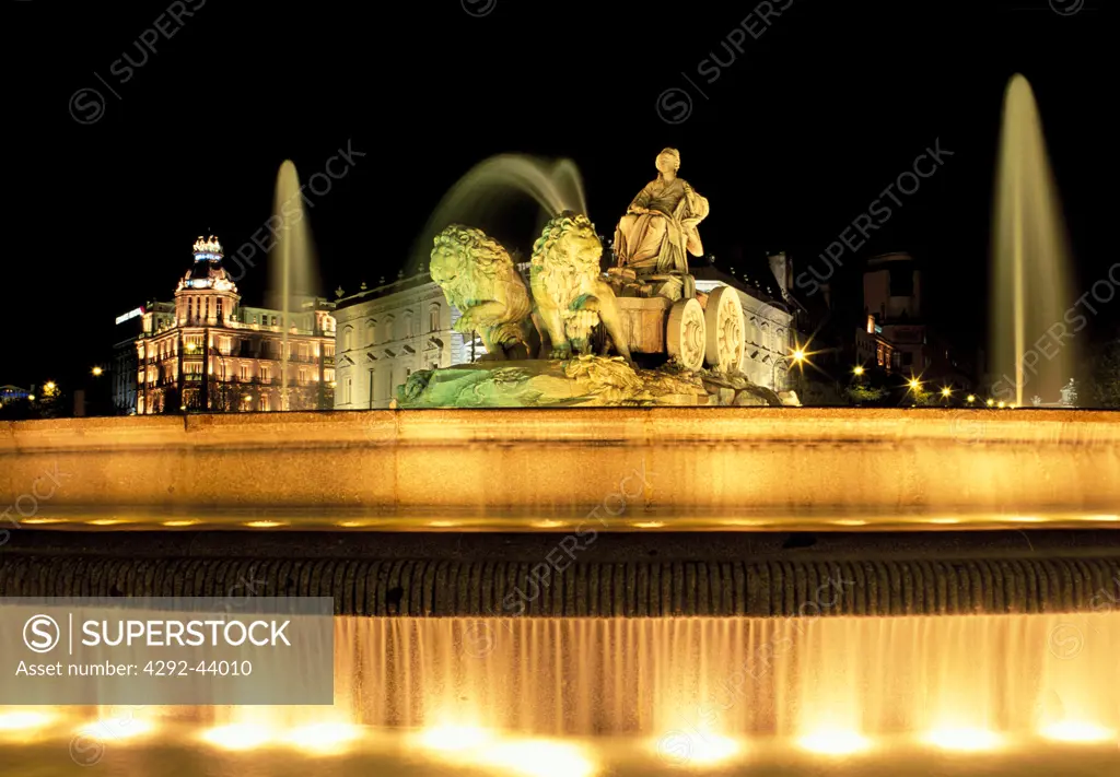 Spain Madrid Cibeles fountain