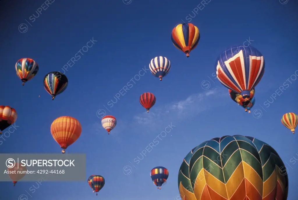 USA,Florida.Hot-air Balloon Race