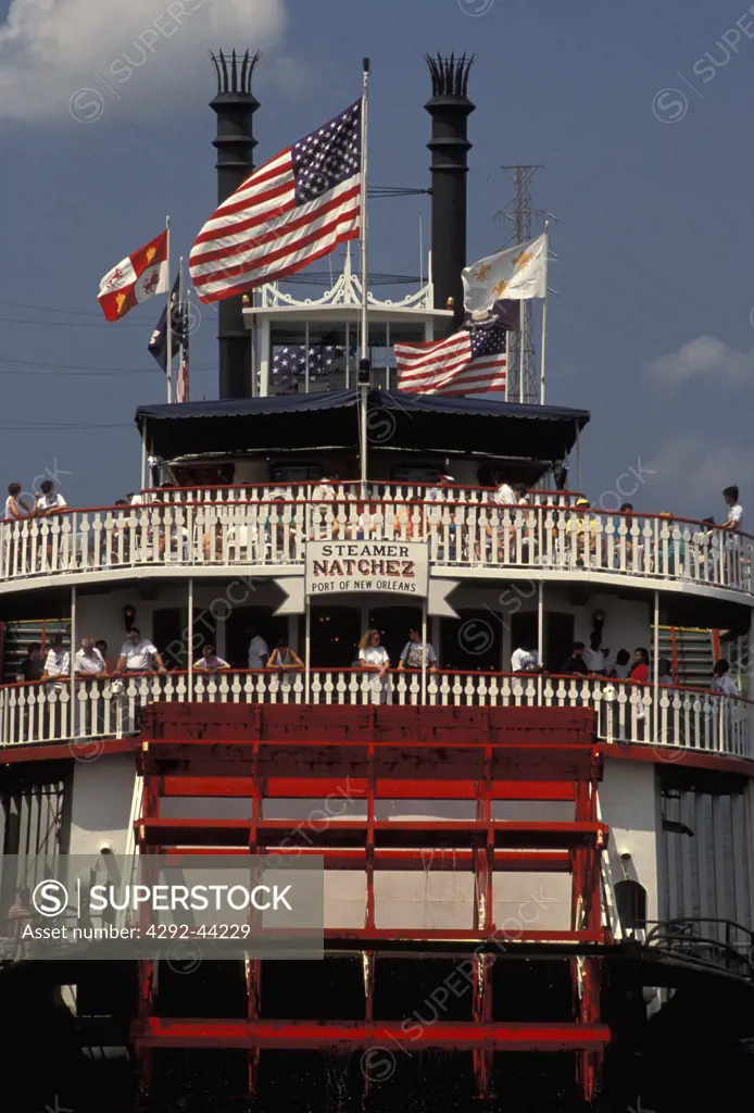 USA, New Orleans.Steamboat Natchez