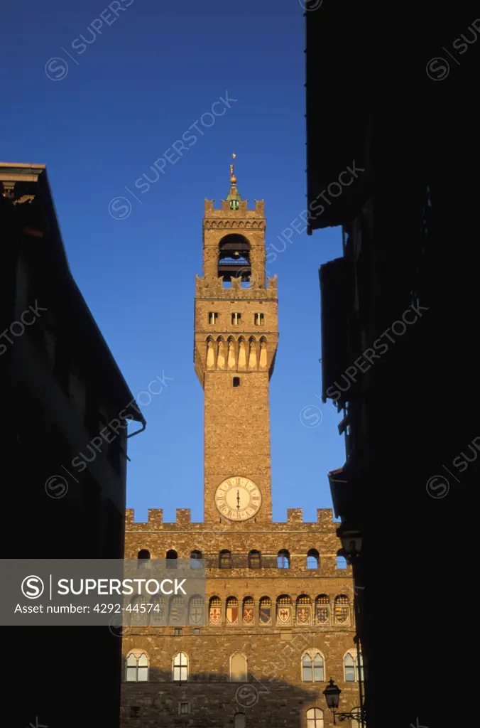 Italy, Florence, Palazzo Vecchio, Piazza della Signoria