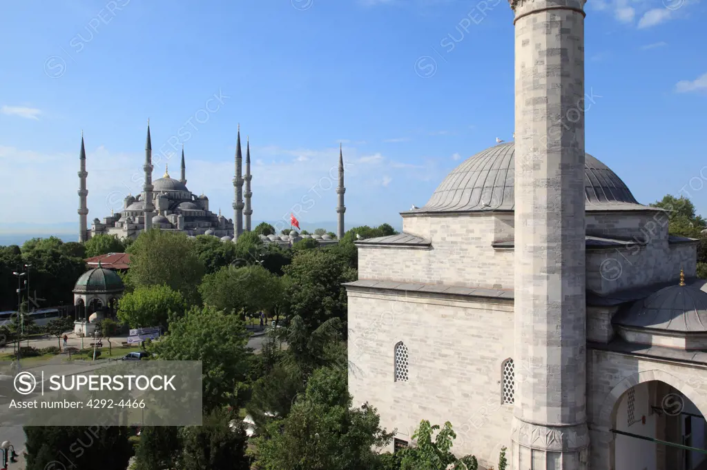 Turkey, Istanbul, Sultanameth District, Blue Mosque, Firuz Aga Mosque