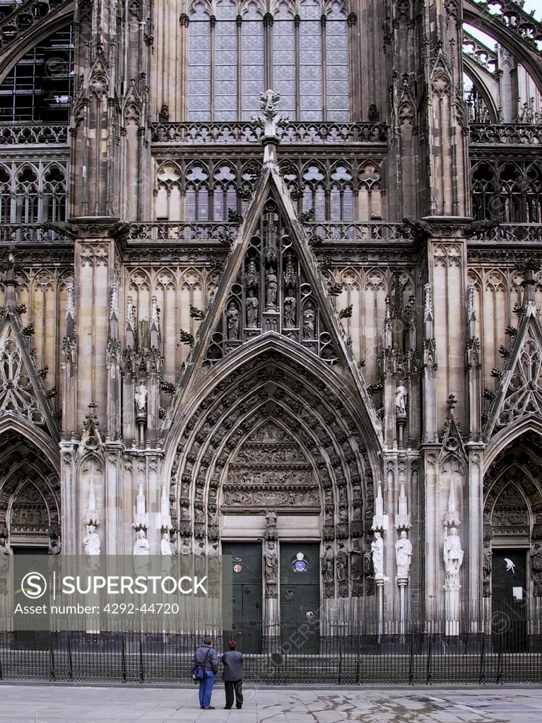 Side Nave Entrance. The Cathedral, Cologne, North Rhine-Westphalia,Germany