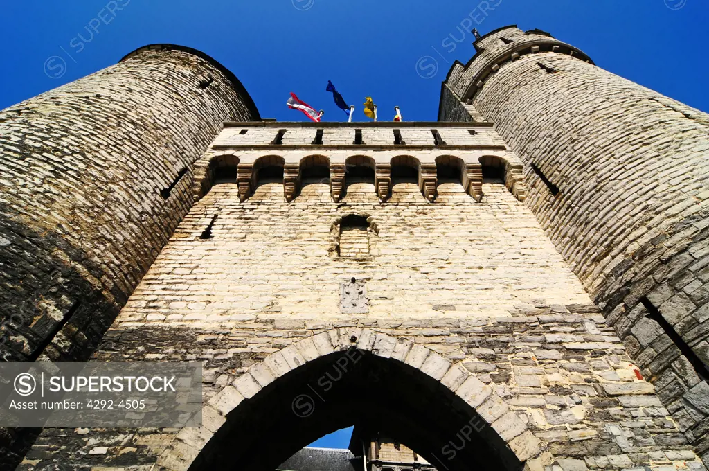Europe, Belgium, Antwerp, Het Steen historical medieval castle