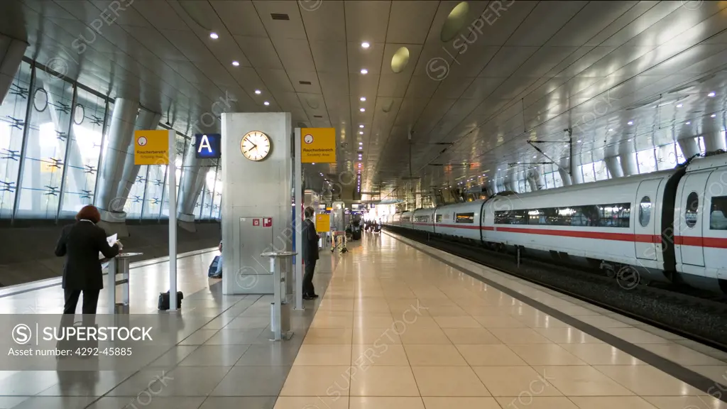 Airport Train Station. Frankfurt am Main, Germany