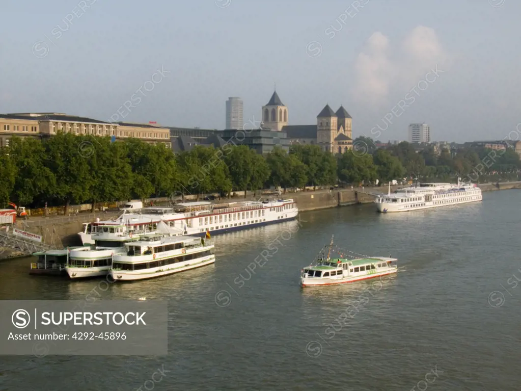 Rhine River. Cologne,Germany.