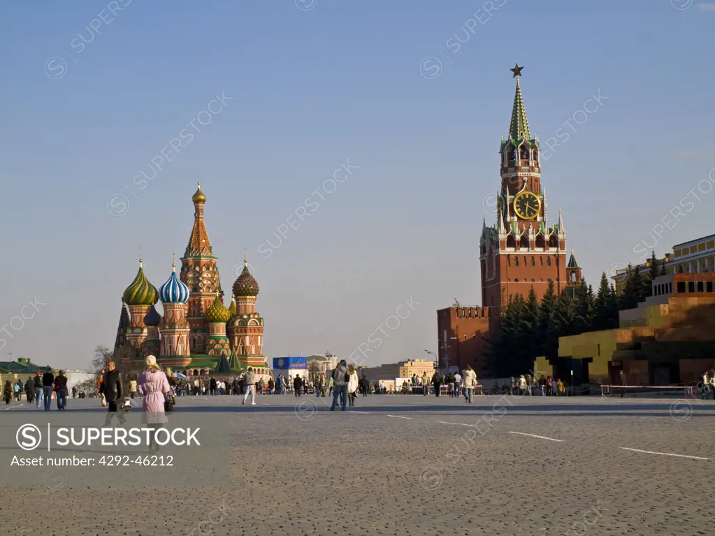 Russia, Moscow, Red Square, St.Basil Cathedral