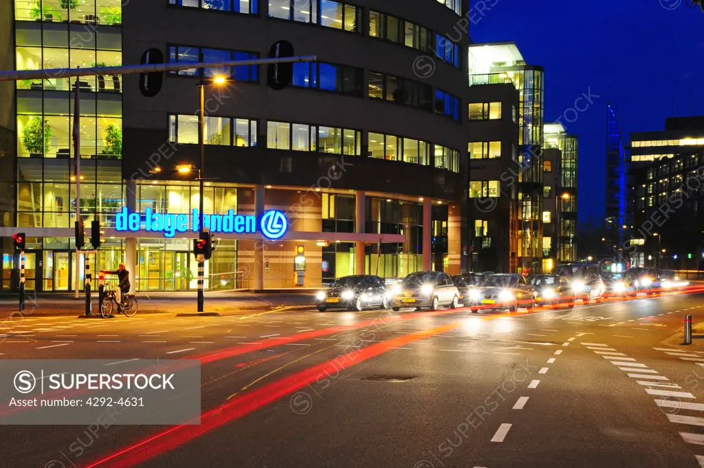 Europe, Netherlands, Eindhoven, city centre by night