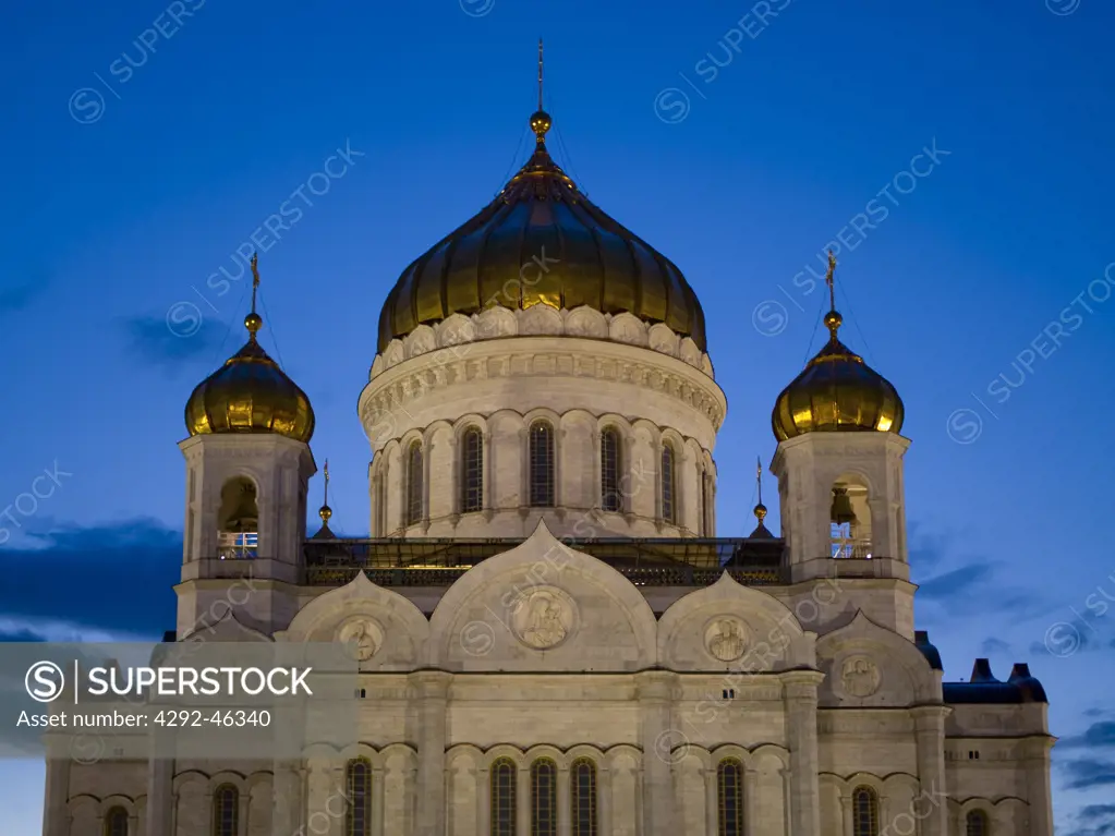 Russia, Moscow, Cathedral of Christ the Redeemer