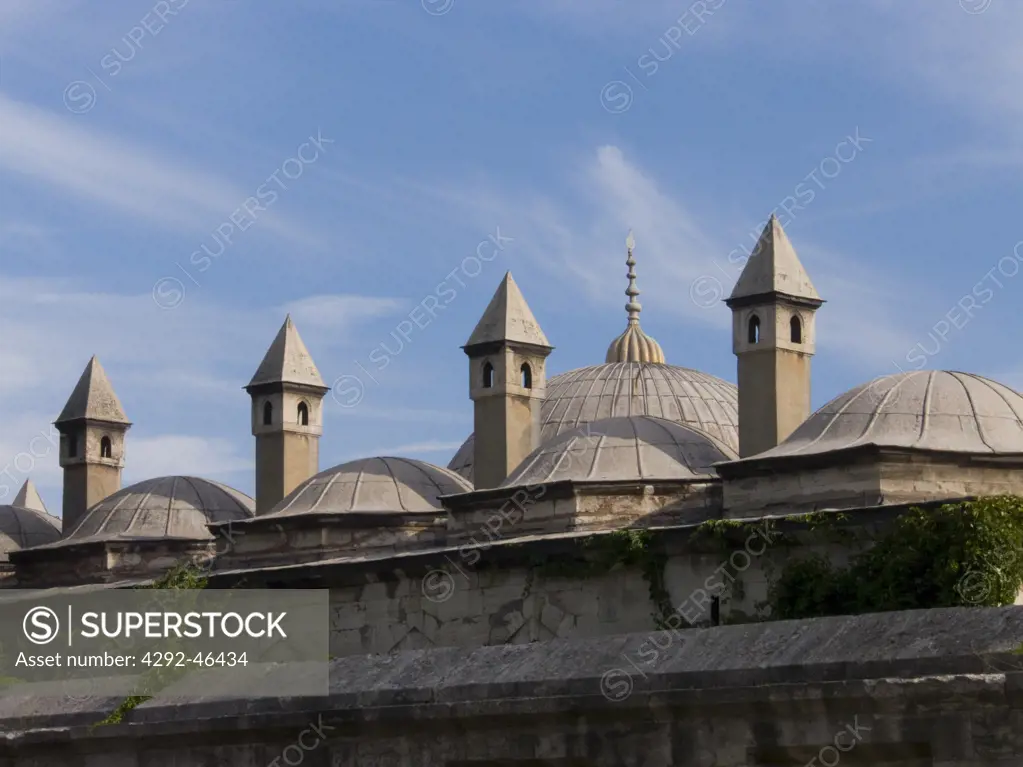 Turkey, Istanbul, the Blue Mosque complex