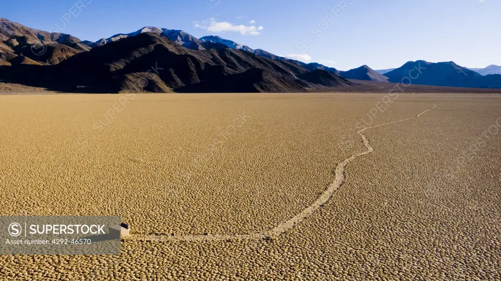 USA, California, Death Valley National Park, rolling rock