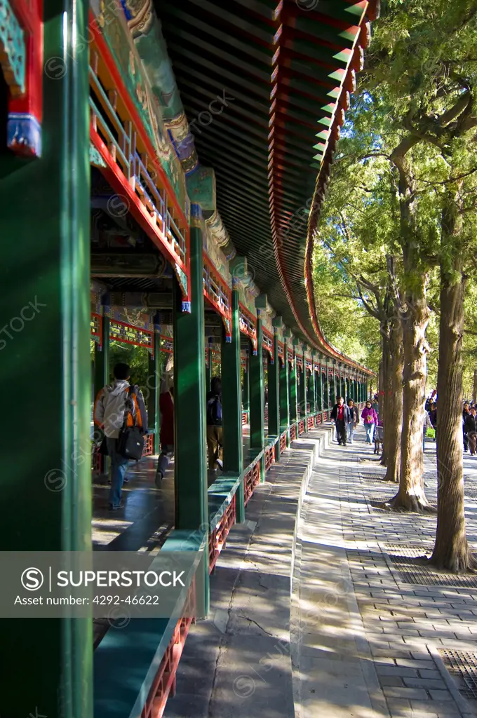 Beijing, China, the Long Corridor, atThe Summer Palace.