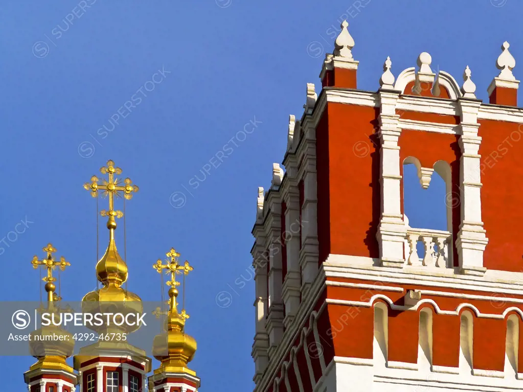 Russia, Moscow, Novodevichiy Monastery, Detail.