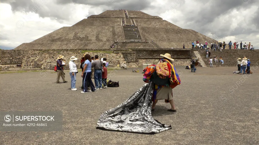 Mexico, Teotihuacan, the Sun Pyramid