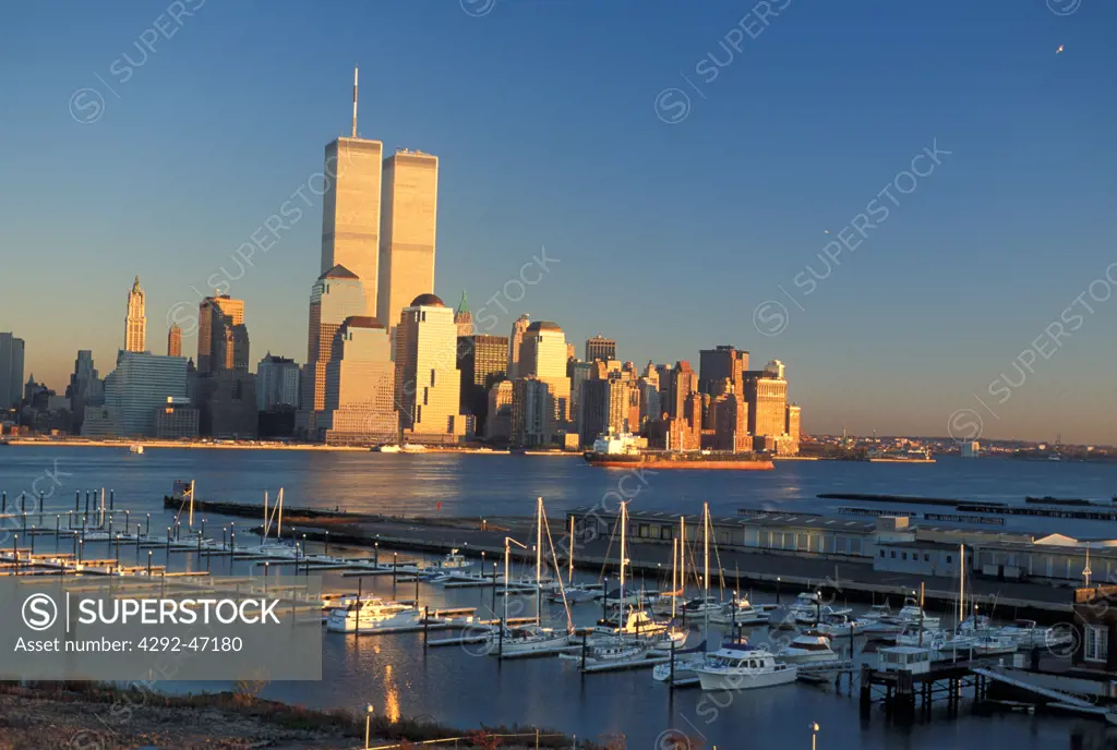 USA New York World financial before 9/11