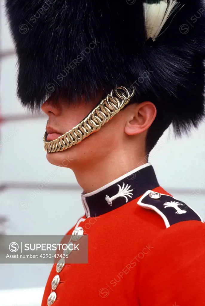 UK, London, Royal Guard at Buckingham Palace