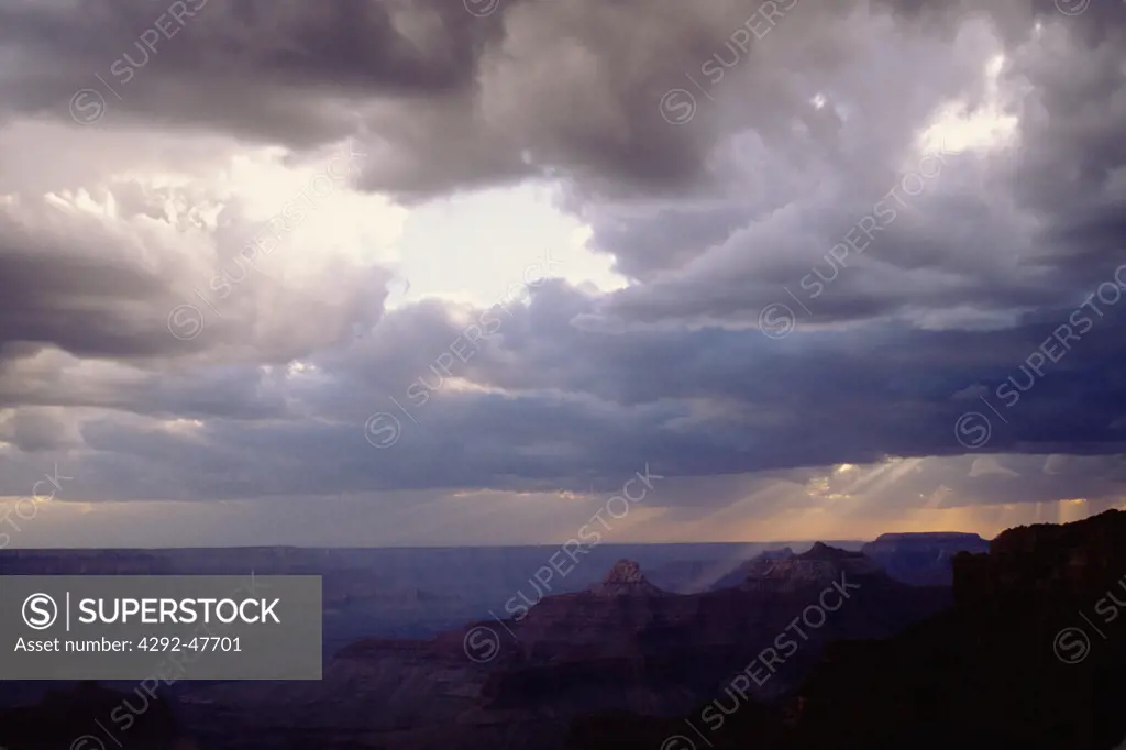 Bright Angel Point, N Rim, Grand Canyon, Arizona, USA