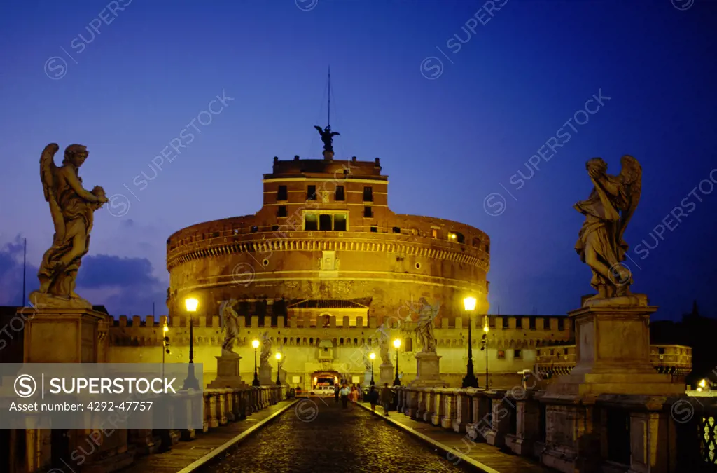 Europe, Italy, Rome, St.Angelo's castle