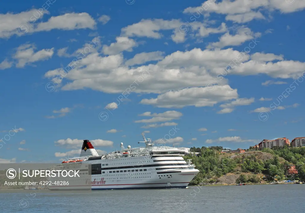 Stockholm, Sweden, archipelago Cruise Boat