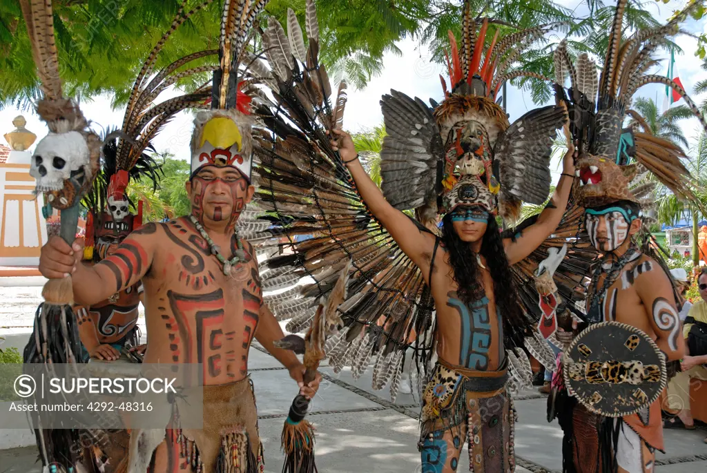 Cozumel, Mexico, Indian Dancers