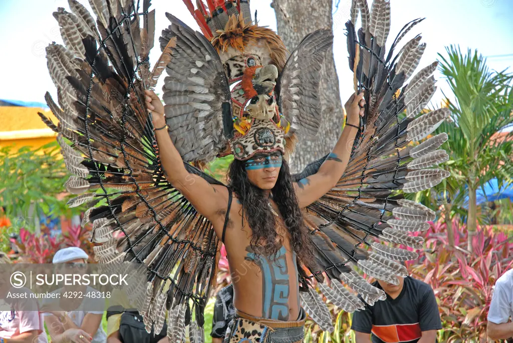 Cozumel, Mexico, Indian Dancer