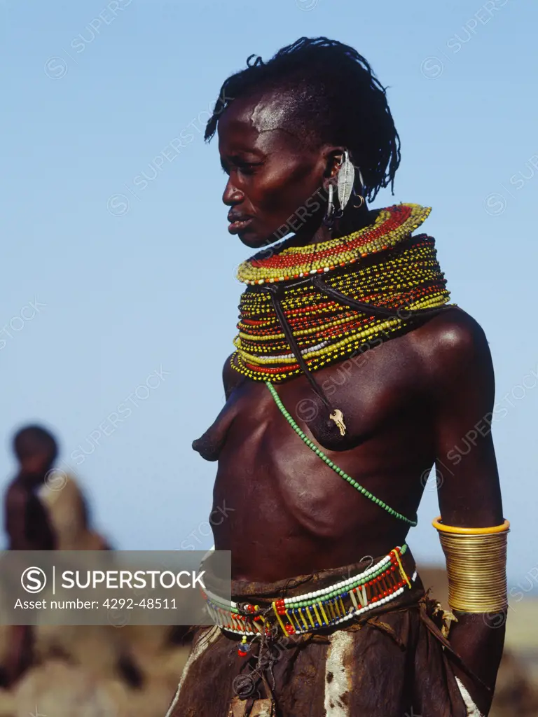 Africa, Kenya, Turkana woman