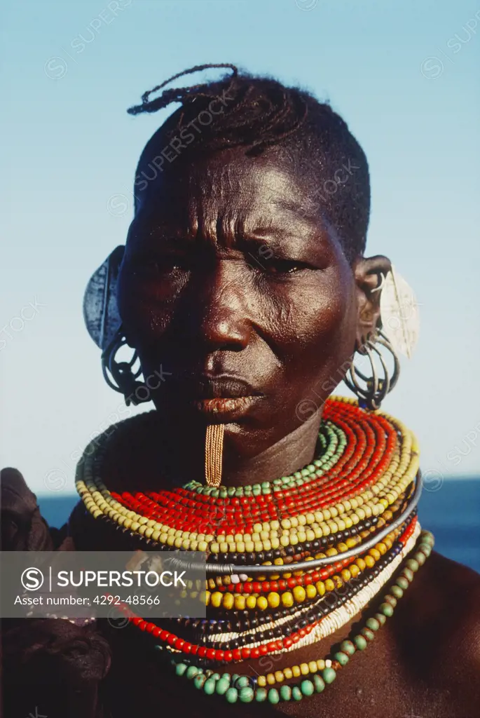 Africa, Kenya, Turkana woman