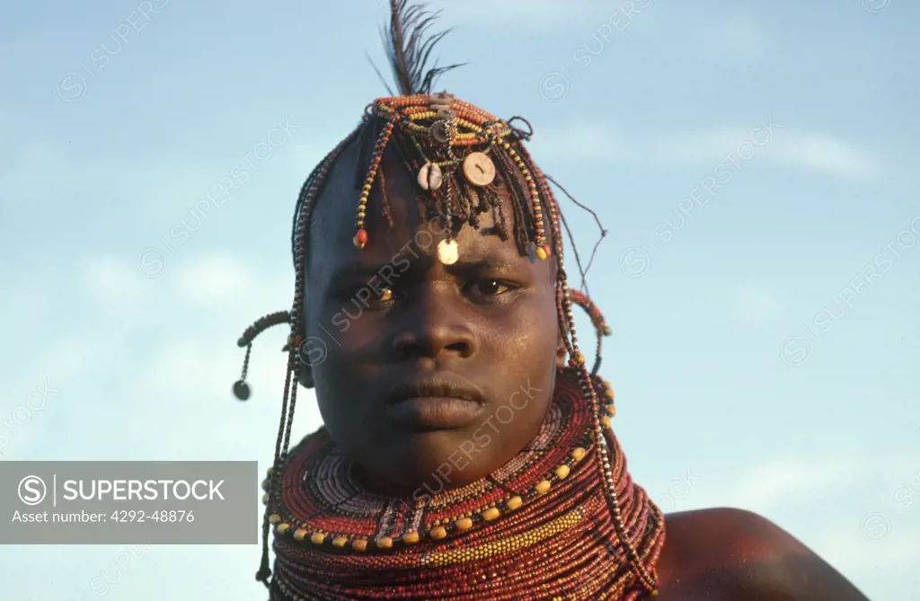Africa, Kenya: Turkana woman