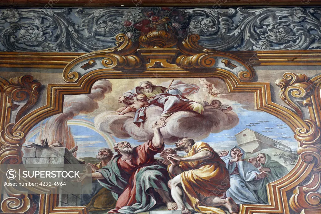 Italy, Campania, Sant Agata dei Goti, San Francesco Church, Paintings