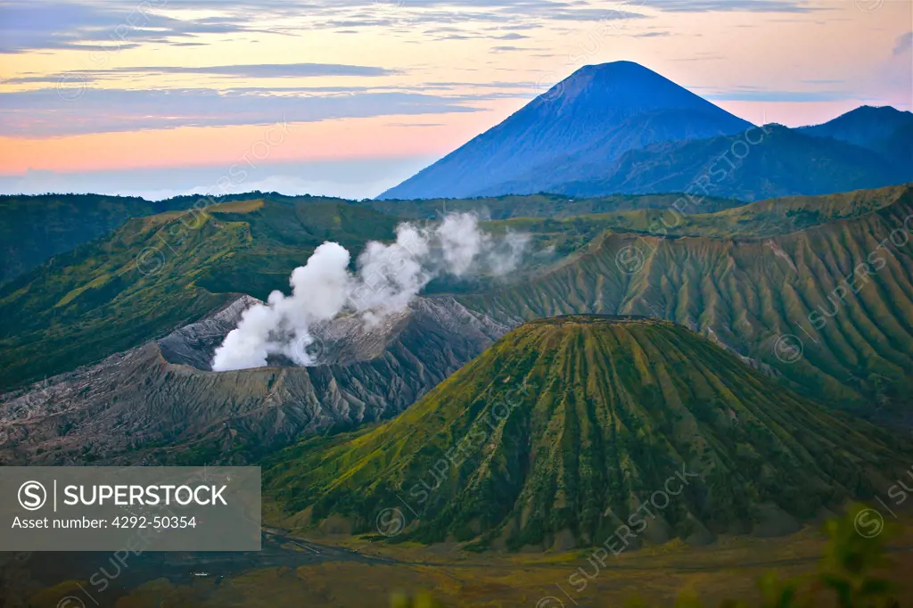 Asia, Indonesia, East Java, Bromo Tengger Semeru National Park, Tengger caldera, volcano