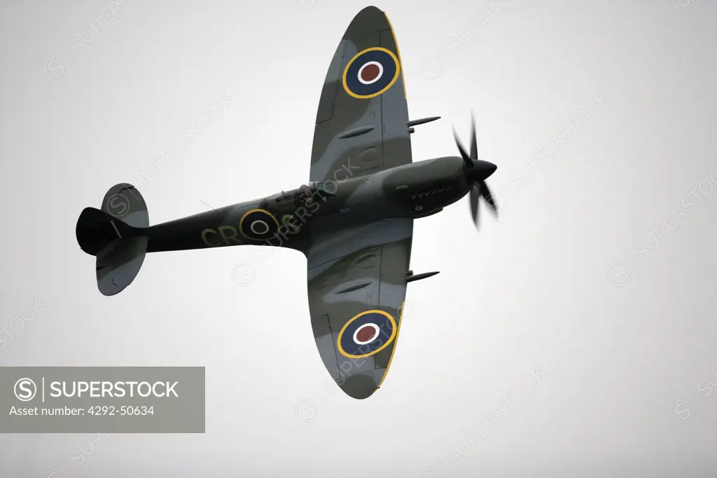 Spitfire fighter plane, World War II