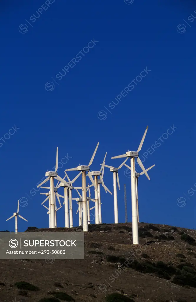 Spain, wind turbines (windmills) for power generation