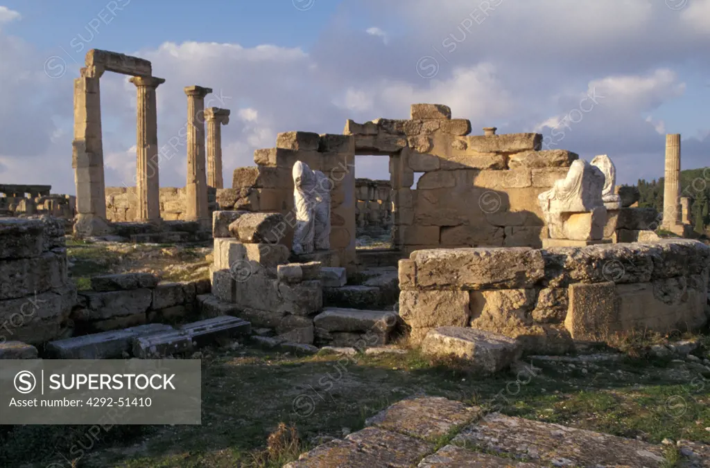 Libya, Shahat. Roman ruins