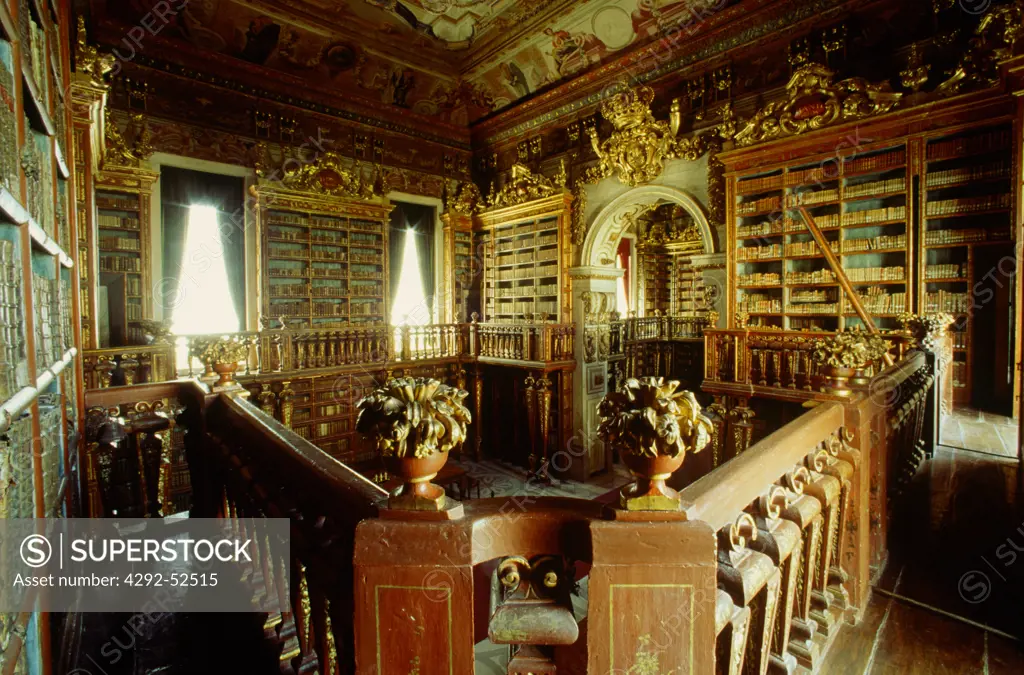 Portugal, Coimbra, Coimbra University, library