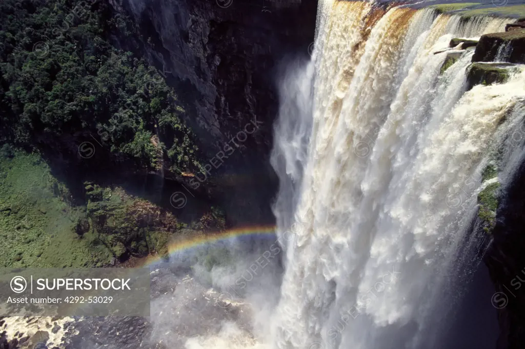 South America, French Guyana, Kaieteur Falls on the Potaro river