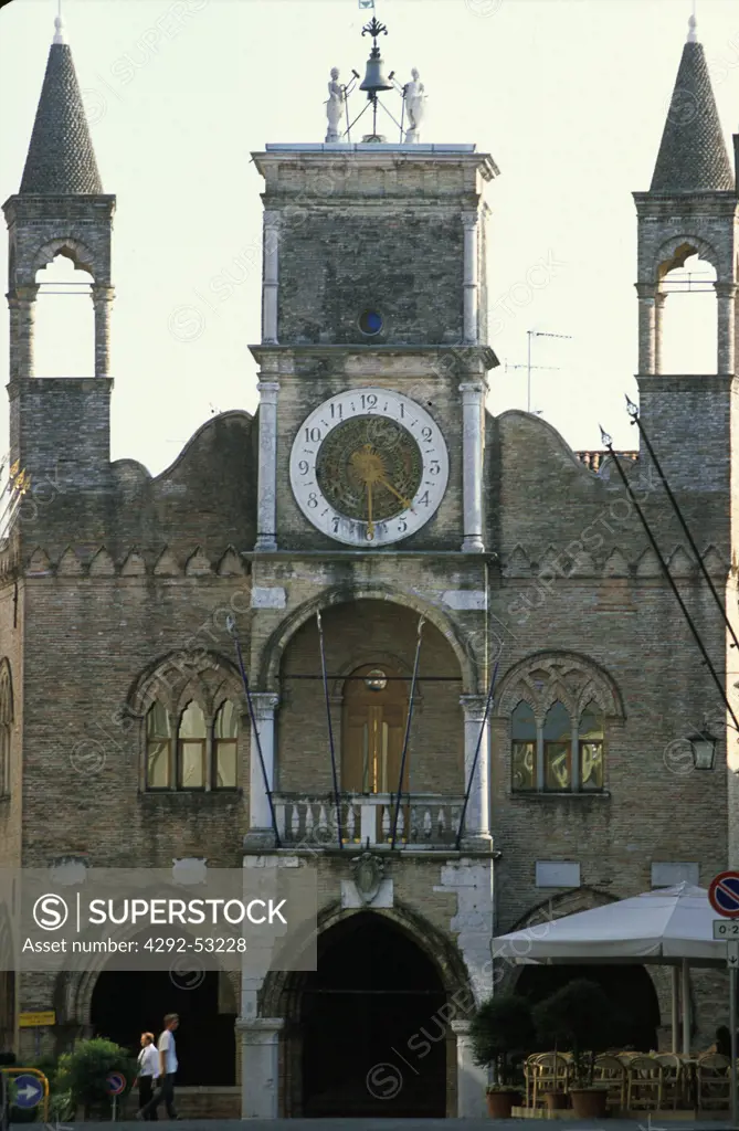 Friuli Venezia Giulia, Pordenone, the tower bell in Vittorio Emanuele street