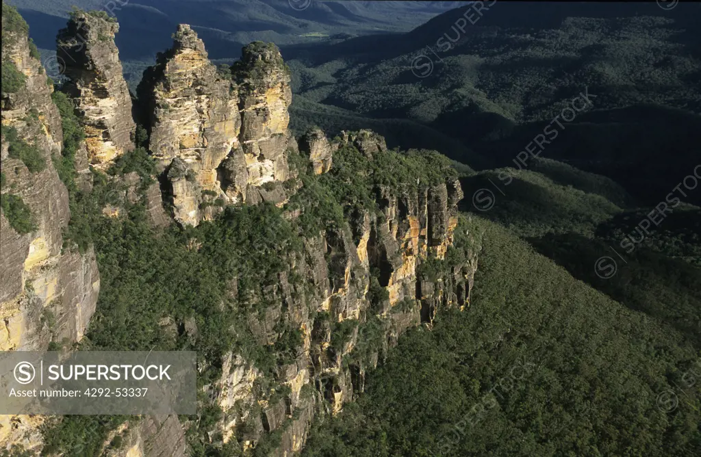 Australia, Katoomba, Blue Mountains National Park, The Three Sisters
