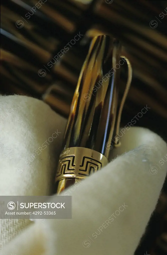 Detail of a fountain pen