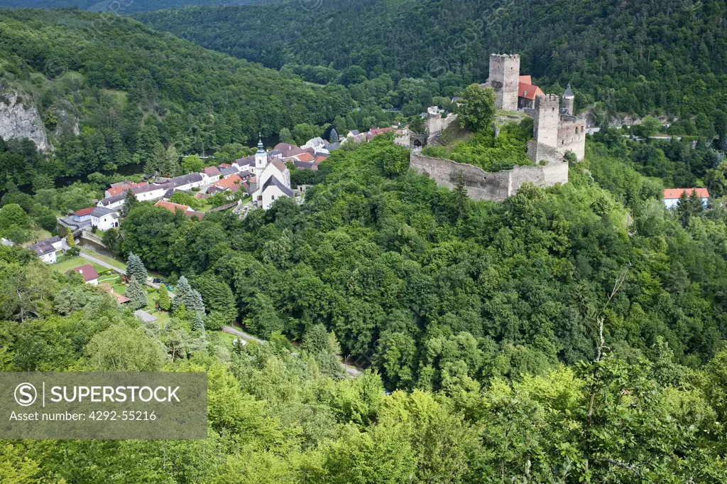 Austria, Waldviertel, Hardegg castle